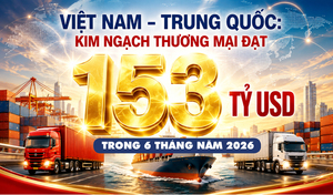 Infographic| Việt Nam - Trung Quốc: Kim ngạch thương mại đạt 153 tỷ USD