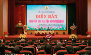 Điện Biên: Công đoàn đồng hành đẩy mạnh chăm lo người lao động
