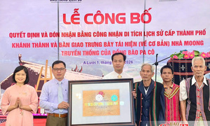 Thành phố Huế: Phát huy, bảo tồn nhà Moong của đồng bào dân tộc Pa Cô