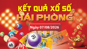 XSHP 7/8, trực tiếp kết quả xổ số Hải Phòng hôm nay 7/8/2026