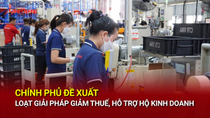  Chính phủ đề xuất loạt giải pháp giảm thuế, hỗ trợ hộ kinh doanh