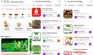 Vận hành sàn giao dịch 'OCOP - Đặc sản Đà Nẵng' trên ứng dụng Grab