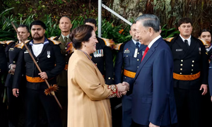 Lễ đón Tổng Bí thư, Chủ tịch nước Tô Lâm thăm cấp Nhà nước tới New Zealand
