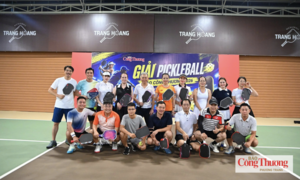 Sôi động Giải Pickleball Báo Công Thương 2026