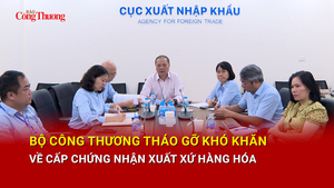 Bộ Công Thương tháo gỡ khó khăn về cấp chứng nhận xuất xứ hàng hóa