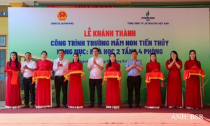 BSR khánh thành trường học, tri ân người có công tại tỉnh Nghệ An