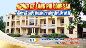 Không để lãng phí công sản: Nhìn từ cuộc thanh tra nhà đất lớn nhất