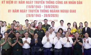 Tổng Bí thư, Chủ tịch nước Tô Lâm dự buổi gặp mặt kỷ niệm nhân dịp Ngày truyền thống ngành Công an và ngành Ngoại giao