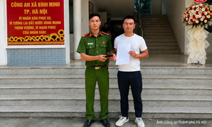 Những lá thư cảm ơn và hình ảnh đẹp chiến sĩ Công an Thủ đô