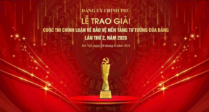 Tối 20/8, trao Giải Cuộc thi chính luận trong Đảng bộ Chính phủ năm 2026