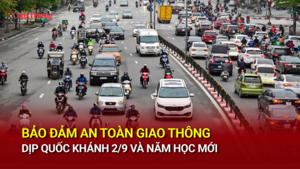 Bảo đảm an toàn giao thông dịp Quốc khánh 2/9 và năm học mới