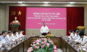 Tổng Bí thư, Chủ tịch nước Tô Lâm: Học viện Chính trị quốc gia Hồ Chí Minh phải là hình mẫu về xây dựng Đảng, kỷ luật, liêm chính học thuật 