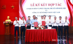 Báo và Phát thanh, Truyền hình Hà Nội cùng Vietlott hợp tác truyền thông