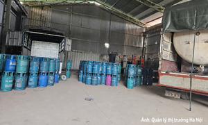 Hà Nội: Phát hiện 5 hộ kinh doanh LPG có dấu hiệu hàng giả