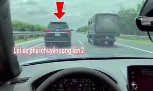 Hướng dẫn cách đi tại 'làn đường vượt xe' trên 2 tuyến cao tốc