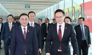Thường trực Ban Bí thư Trần Cẩm Tú bắt đầu thăm chính thức Singapore