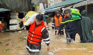 Lạng Sơn: Khẩn trương hỗ trợ, khắc phục ngập úng tại nhiều địa phương