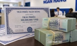Ngân hàng giảm giá vốn trên kênh trái phiếu