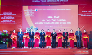 Khai mạc Hội chợ Công Thương vùng Bắc Trung Bộ tại Nghệ An năm 2026 