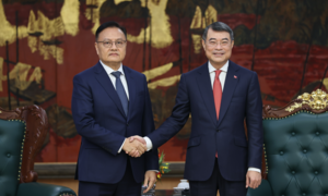 Thủ tướng Lê Minh Hưng tiếp Phó Thủ tướng, Bộ trưởng Bộ Tài chính Lào Santiphab Phomvihane