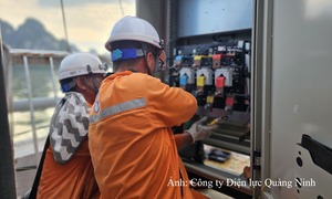 Bảo đảm dòng điện cho dấu mốc lịch sử của thành phố Quảng Ninh