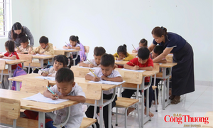 Quảng Ngãi gấp rút hoàn thiện trường học vùng biên