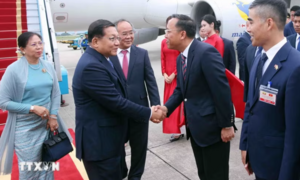 Tổng thống Cộng hòa Liên bang Myanmar và Phu nhân bắt đầu thăm chính thức Việt Nam
