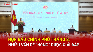Họp báo Chính phủ tháng 8: Nhiều vấn đề 'nóng' được giải đáp 