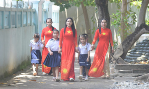 Tiếng trống khai giảng vang vọng giữa biển trời Trường Sa