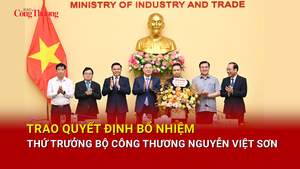 Trao Quyết định bổ nhiệm Thứ trưởng Bộ Công Thương Nguyễn Việt Sơn