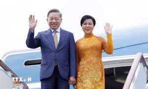 Tổng Bí thư, Chủ tịch nước Tô Lâm cùng Phu nhân bắt đầu thăm cấp Nhà nước Liên bang Nga