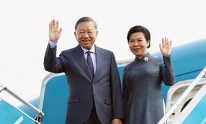 Tổng Bí thư, Chủ tịch nước Tô Lâm cùng Phu nhân lên đường thăm cấp Nhà nước tới Nga, thăm chính thức Pháp và dự Hội nghị Thượng đỉnh Không gian vũ trụ