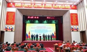 Tổng Bí thư, Chủ tịch nước Tô Lâm và Tổng thống Nga Putin dự lễ khánh thành phòng xét nghiệm dịch bệnh Việt - Nga
