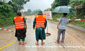 Quảng Trị chủ động ứng phó mưa lớn và áp thấp nhiệt đới trên Biển Đông