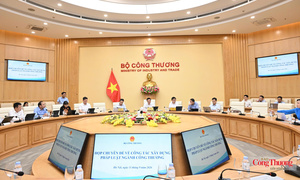 Ngành Công Thương: Xây dựng, hoàn thiện thể chế là nhiệm vụ ưu tiên hàng đầu