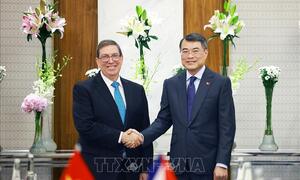 Thủ tướng Lê Minh Hưng tiếp Bộ trưởng Ngoại giao Cuba