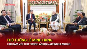 Thủ tướng Lê Minh Hưng hội đàm với Thủ tướng Ấn Độ Narendra Modi