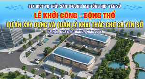 Hà Nội: Khởi công Dự án xây dựng và quản lý khai thác chợ cá Yên Sở