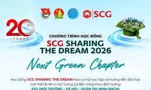 Học bổng SCG Sharing The Dream 2026 chính thức mở đơn đăng ký