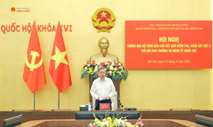 Tổng Bí thư, Chủ tịch nước Tô Lâm chủ trì Hội nghị thông qua dự thảo kết quả kiểm tra, giám sát đợt 3 đối với Ban Thường vụ Đảng ủy Quốc hội