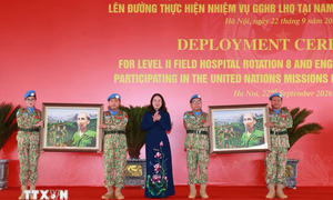 Tô thắm thêm hình ảnh chiến sĩ mũ nồi xanh Việt Nam