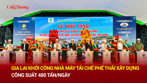 Gia Lai: Khởi công nhà máy tái chế phế thải xây dựng công suất 480 tấn/ngày