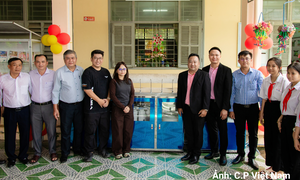 C.P. Việt Nam đồng hành đưa nước sạch đến với học sinh tỉnh Vĩnh Long