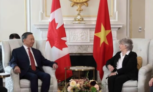 Tổng Bí thư, Chủ tịch nước Tô Lâm hội kiến với Toàn quyền Canada
