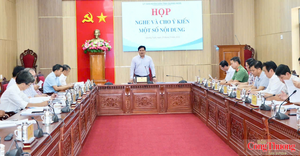 Quảng Ngãi: Không để thủ tục hành chính làm chậm nguồn cung vật liệu 