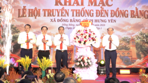 Khai mạc lễ hội truyền thống đền Đồng Bằng năm 2026