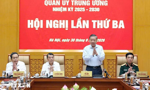 Tổng Bí thư, Chủ tịch nước Tô Lâm chủ trì Hội nghị Quân ủy Trung ương lần thứ Ba