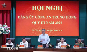 Tổng Bí thư, Chủ tịch nước Tô Lâm dự Hội nghị Đảng ủy Công an Trung ương quý III/2026