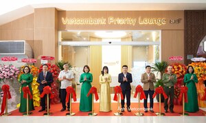 Vietcombank khai trương phòng chờ Vietcombank Priority Lounge tại Cam Ranh