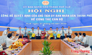 Thành phố Huế: Điều động, bổ nhiệm nhiều cán bộ lãnh đạo sở, ngành